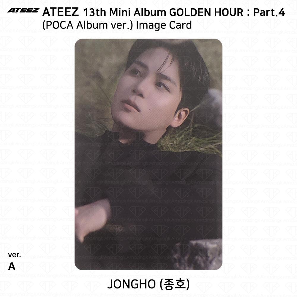 ATEEZ 13-й мини-альбом Golden Hour Часть 4 POCA Альбом версия. Фотокарта