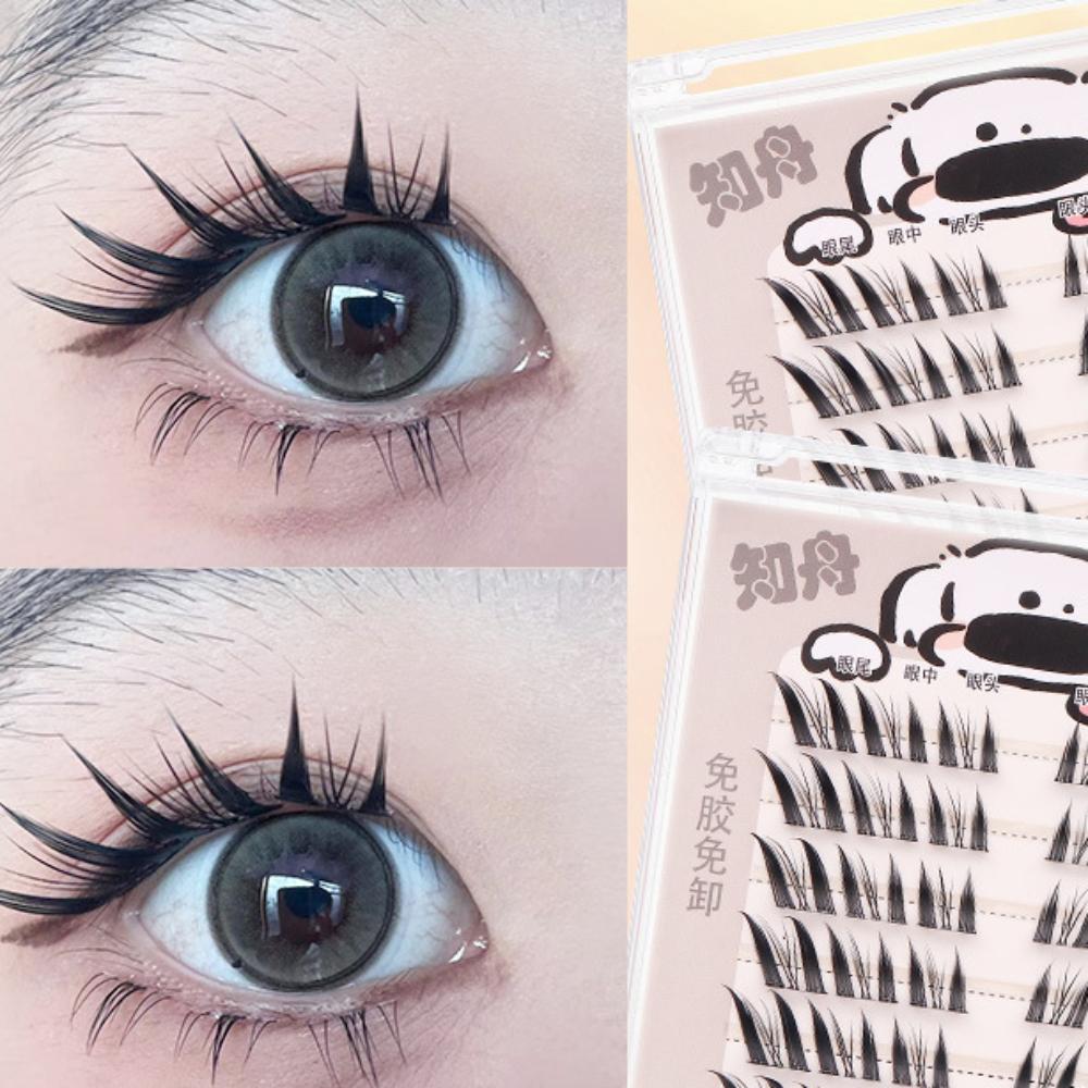 DIY Self-adhesive Lash Clusters Reusable False Eyelash Clusters Cute Adhesive False Eyelashes Lady