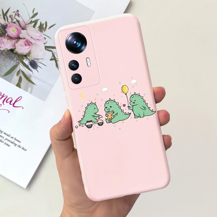 For Xiaomi 12T Pro Case Cute Astronauts Cartoon Cover Soft Silicone Phone Cases For Xiaomi Mi 12T Pro Mi12T 12TPro Fundas Bumper