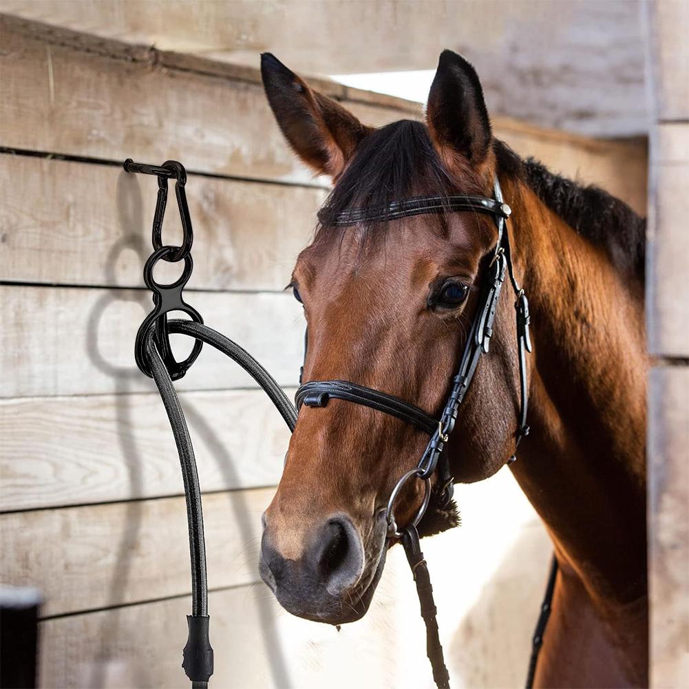 1 Набор Прочное Кольцо для Привязи Лошади Нержавеющая Сталь Аксессуары для Лошадей Предотвращает Отступление Лошадей