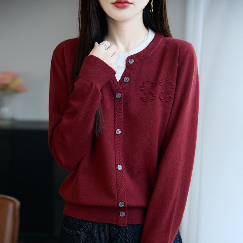 25 осенне-зимних женских трикотажных изделий: Кардиган из двух частей с бархатистой текстурой Энди, в корейском стиле