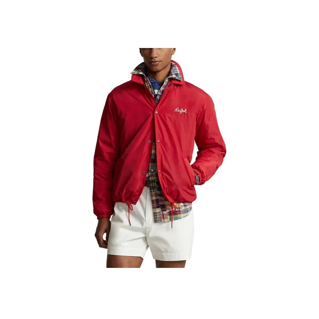 Polo Ralph Lauren SS24 Водоотталкивающая куртка-коуч с вышитым логотипом Мужская куртка MNPOOTW16021329-600