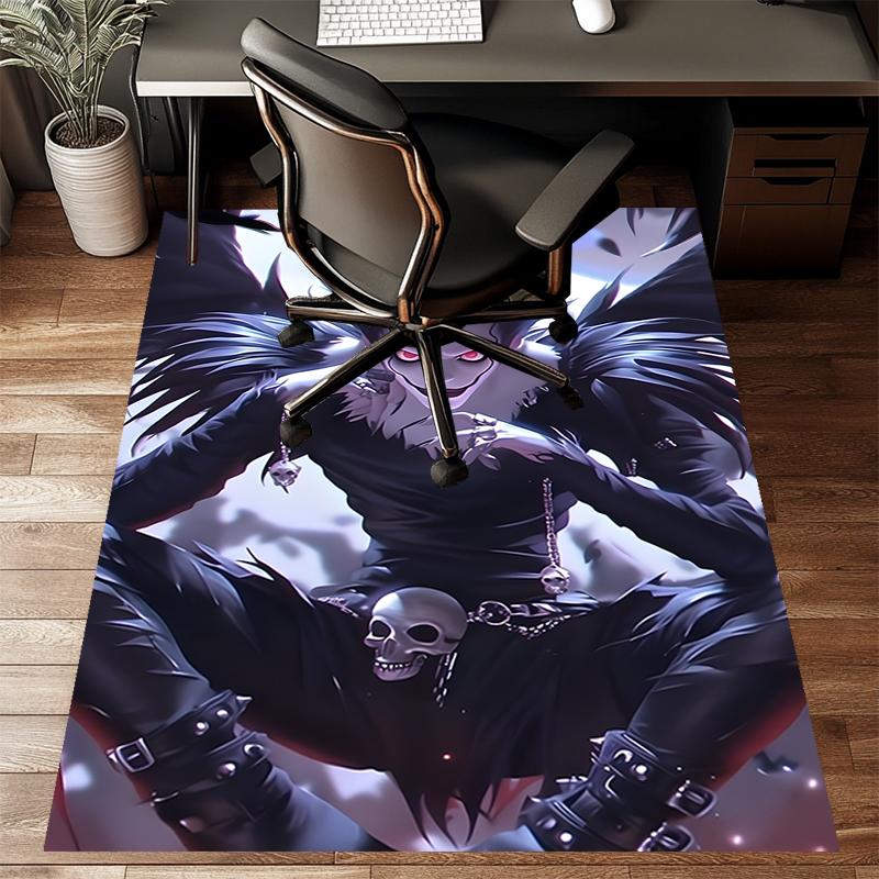 D-Death Note1Printed Area Rug Carpet for Bedroom Living Room Home Decor Rugs Mat Non Slip Mat Rug for Bedside