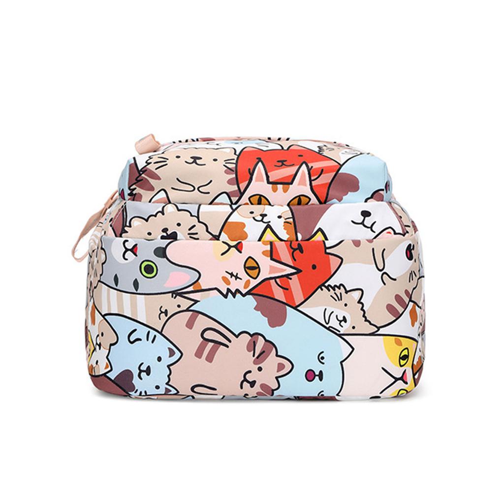 Kawaii для кошки принт школьный рюкзак сумка через плечо много карманов книжный портфель повседневный рюкзак дорожная сумка для девочек мальчиков молодежь