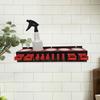 Spray Bottle Holder Garage Car Wash Tool Rack Sturdy Hanging Beauty Cleaning Accessory Display