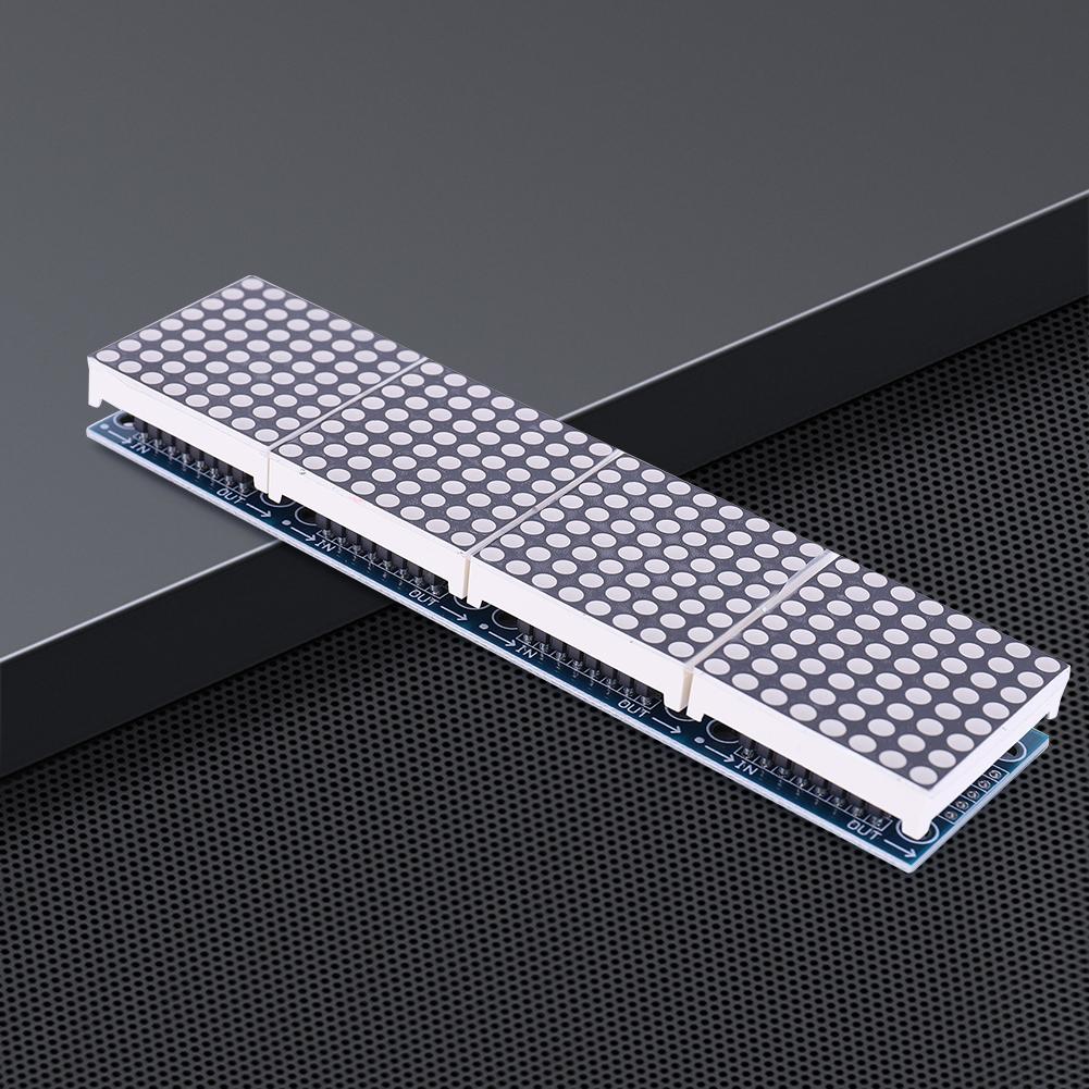 4 в 1 дисплейный модуль с точечной матрицей 5 В MAX7219 матричный светодиодный дисплейный модуль 32x8