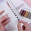 Прозрачные наклейки Morandi PET Index - Серия Vanilla Autumn, самоклеящиеся заметки и маркеры для записей