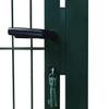 Steel Garden Gate 100 x 200 cm Green