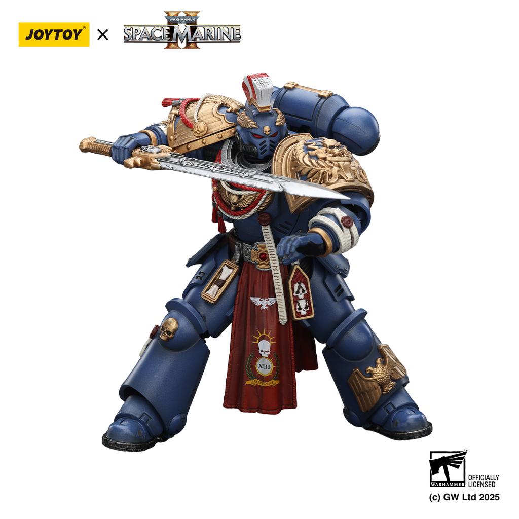 JOYTOY Warhammer 40K 1/18 Action Figure Ultramarines Relic Primus Armour with Plasma Pistol and Combat Blade figures Toys