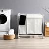 Корзина для белья в ванную комнату Съемные корзины для одежды Бытовые С колесиками Корзины для хранения Многофункциональные Органайзеры для грязной ткани