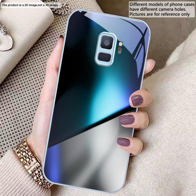 Загадочный цвет и свет Для Samsung S26 S22 S8 9 10 S20 Ultra S21 Pro S22 Plus S23 FE S24Ultra S25 Edge S24+ Стеклянный Чехол для Телефона