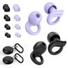 Quietide Ear Plugs for Sleeping Ear Noise Canceling Ear Includes Size Ear Storage Case Reusable Hearing Japanese Instruction Manual Q22 Black and 2