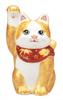 Kutani Ware Iwataya 4 with No. Maneki-neko (beckoning Cat) Gold-painted Fur, K9-1546