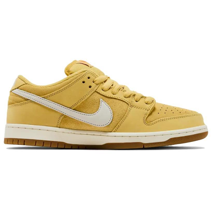 Nike Кроссовки унисекс Dunk Low Pro SB Saturn Gold Yellow Sail Solar-Flare FJ1674-700