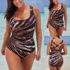 Women's Plus Size Swimsuit Swimming Costume Bathing Suit Padded Swimsuit Swimwear Push Up Bikini