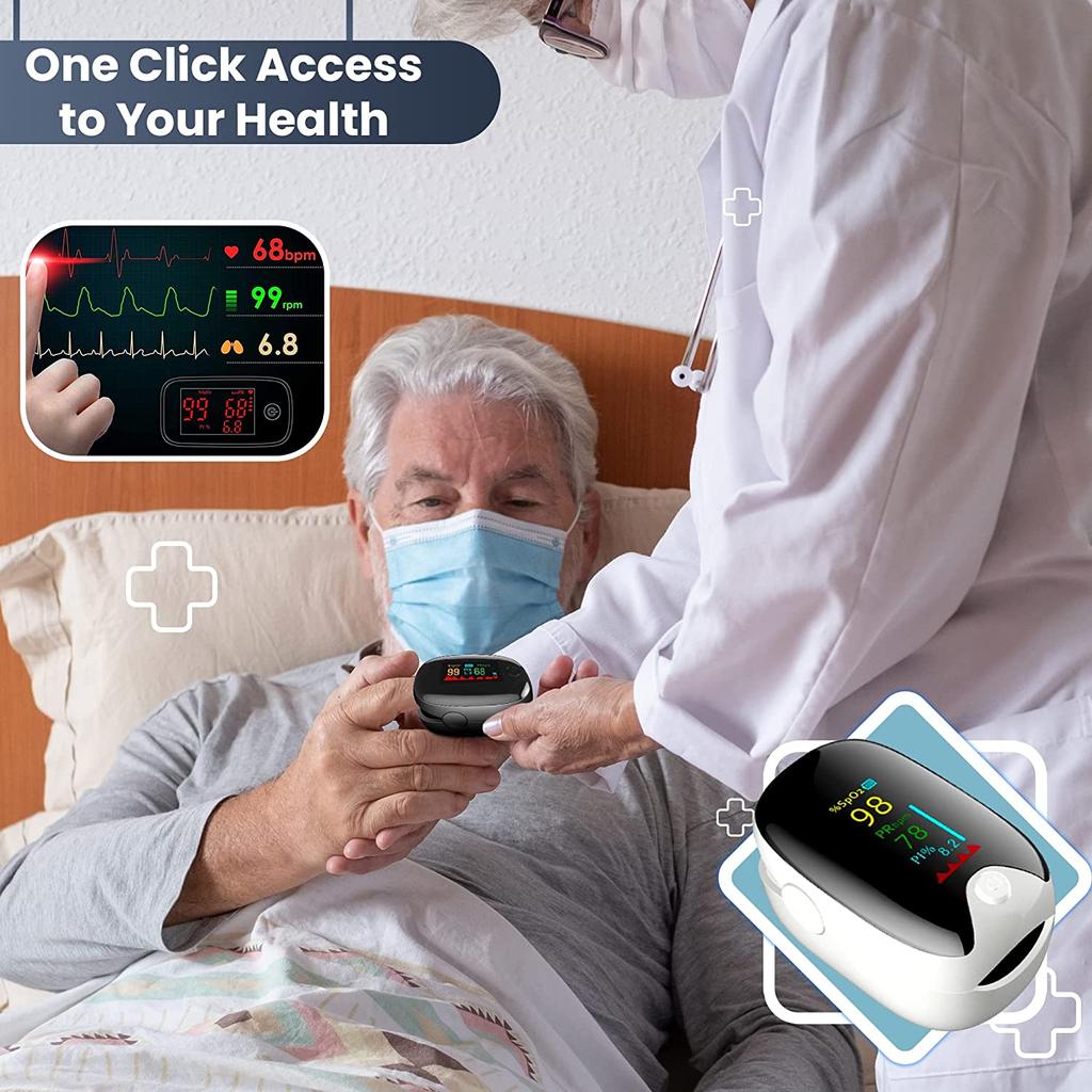 High Quality Digital Fingertip Pulse Oximeter Blood Oxygen Monitor