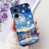 For Motorola Moto G85 Case Silicone Cute Cat Fashion Flowers Painted Back Cover For Motorola G85 Moto G85 Phone Case XT2427-3