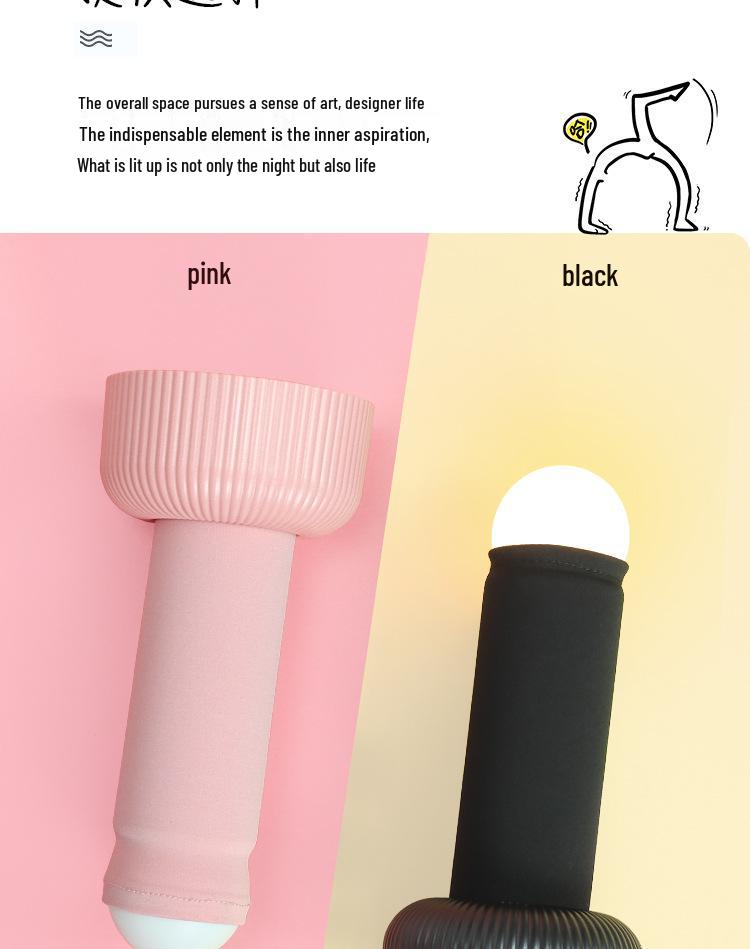 Ночник ручной работы: Креативный прикроватный светильник для атмосферы в спальне, для улучшения сна и в качестве забавного настольного подарка