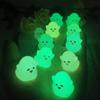 5Pcs Mini Resin Halloween Ghost Figurines Cute Glow In The Dark Ghost Garden Decor for Home Party Festival Halloween Decoration