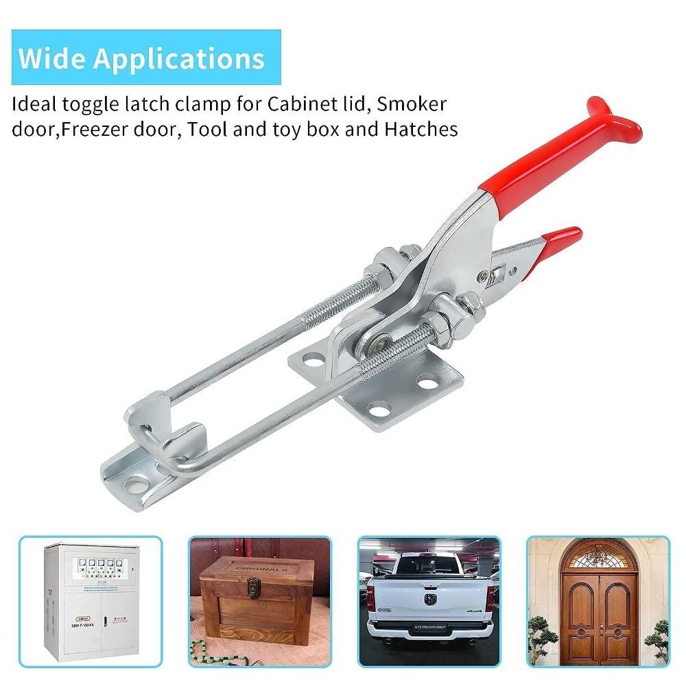 Крепление запасного колеса Углеродистая сталь Самозажимные Регулируемые Тумблерные зажимы Защелки-задвижки U-образный болт Тумблерная защелка