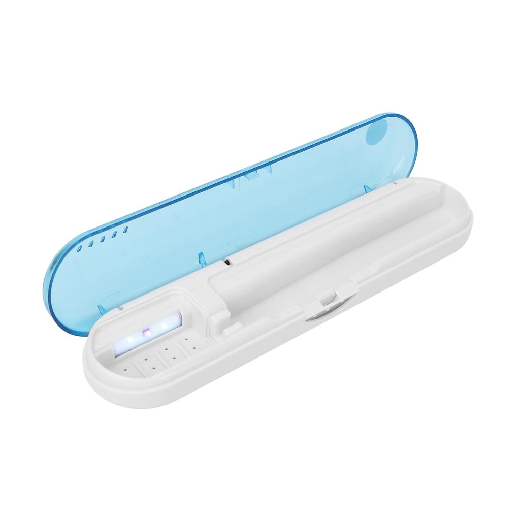 UVC LED бокс для чистки зубных щеток профессиональный домашний дорожный портативный очиститель зубных щеток синий