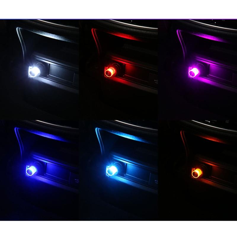 USB LED Car Interior Atmosphere Lamp Night Led Decoration Mini USB Light Ambient Lighting Car Styling Light