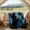Custom Name The Untamed Flannel Fleece Blanket Cozy Warm Throw Blanket For Couch Bed Travel All Season Use