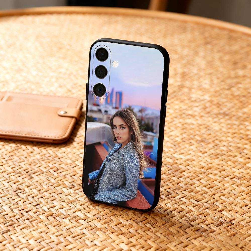 Чехол для телефона актрисы Асуль Гайта для Samsung A73,72,71,A52,51,40,41,A22,A32,31,A13, Мягкий черный корпус