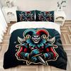 3pcs set Jester Knight 1 Quilt Cover + 2 Pillowcases, All Seasons Bedroom Setting, Perfect for Home and Dorm Decor a150
