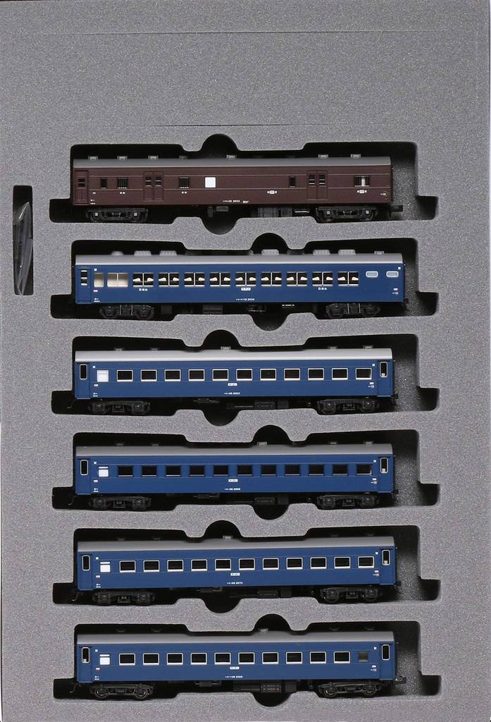 KATO N Gauge 43 Series Night Express Basic Set Model Train Passenger Car "Kiso" 6-Car 10-1623