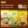 HBAF Mini 3 Flavor Almonds (15 Pieces, 300g)