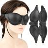 Moisture Chamber Eye Mask Soft Blackout Mask Portable Sleep Goggles  Travel