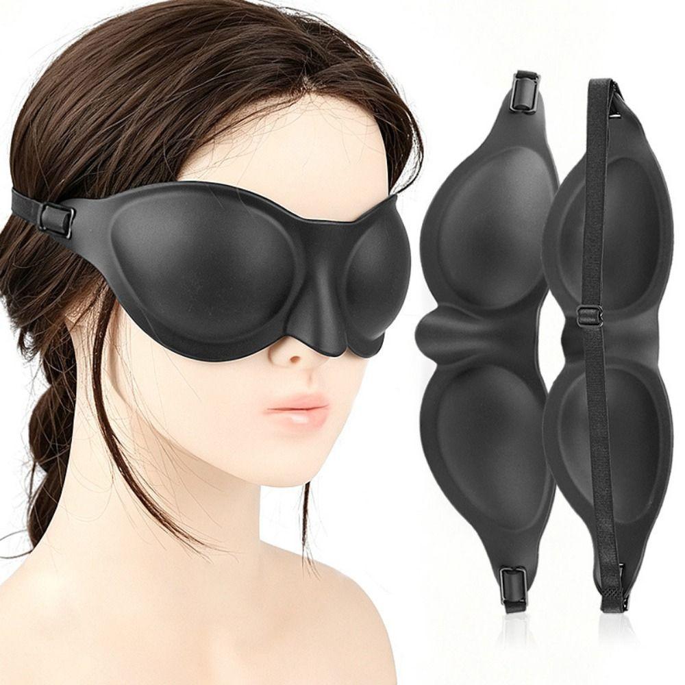 Moisture Chamber Eye Mask Soft Blackout Mask Portable Sleep Goggles Travel