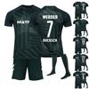 2324 Riyadh New Moon Away Football Jerseys Shorts Socks Set New Season Shorts Socks Outfits