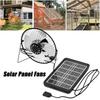 Low Noise Portable Fan Battery Operated Exhaust Fan Air Extractor Solar Fan  Office
