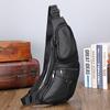 The First Layer of Cowhide Men's Bag Messenger Bag One-shoulder Diagonal Shoulder Bag Sports Diagonal Bag Chest Bag