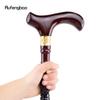 Red Wooden Single Joint Fashion Walking Stick Decorative Cospaly Cane Halloween Mace Crutch  Wand Crosier 92cm
