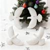 Christmas Bird Ornaments Artificial White Peace Bird Hanging Decoration for Xmas Tree Wreath Holiday Party Decor