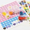Nice-looking Color Card Stickers Removable Anti-fall Decorative