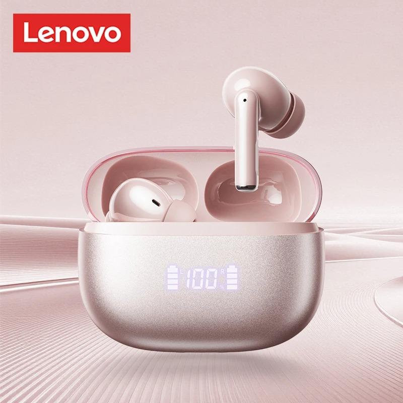 Оригинальные беспроводные наушники Lenovo LE232 ANC с шумоподавлением, True Wireless, Bluetooth 6.0, игровая гарнитура, светодиодный цифровой дисплей, вкладыши, Hi-Fi стерео, басы