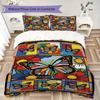 Modern Butterfly Pattern Bedding uilt Set uilt Cover Pillowcase Home Decoration Birthday Gift (1 * duvet cover + 2 * pillowcase  without core)73