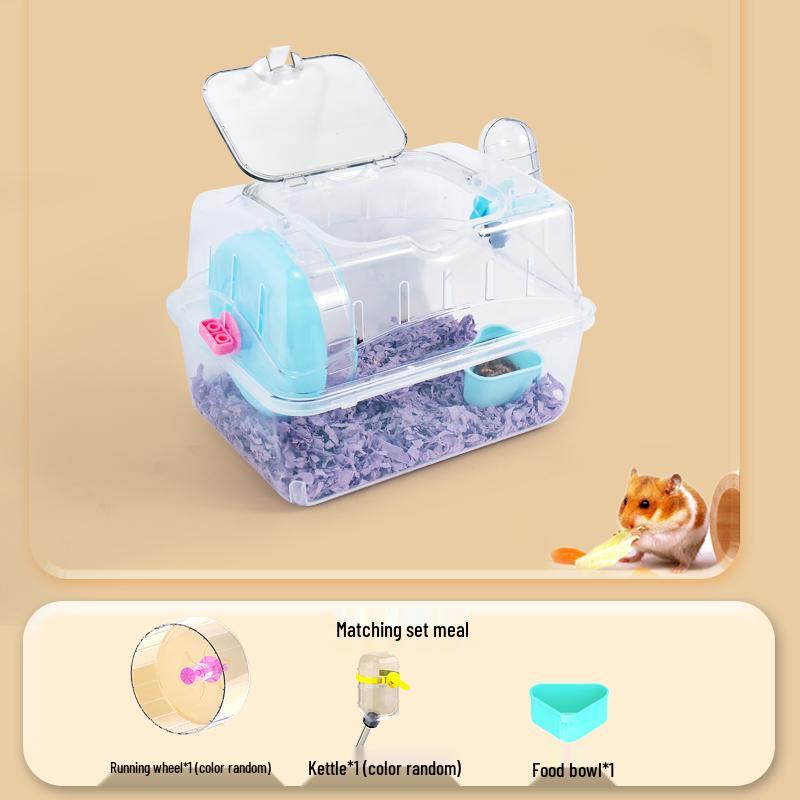 Большая акриловая клетка для хомяков и шиншилл Вилла Бокс для разведения