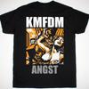 НОВЫЙ Подарок для фаната группы KMFDM Футболка с коротким рукавом Все размеры AC1400 Унисекс футболка