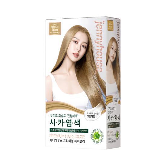 JENNY HOUSE Premium Hair Color Cream 5 Types, Choose 1 (for Dyeing)
