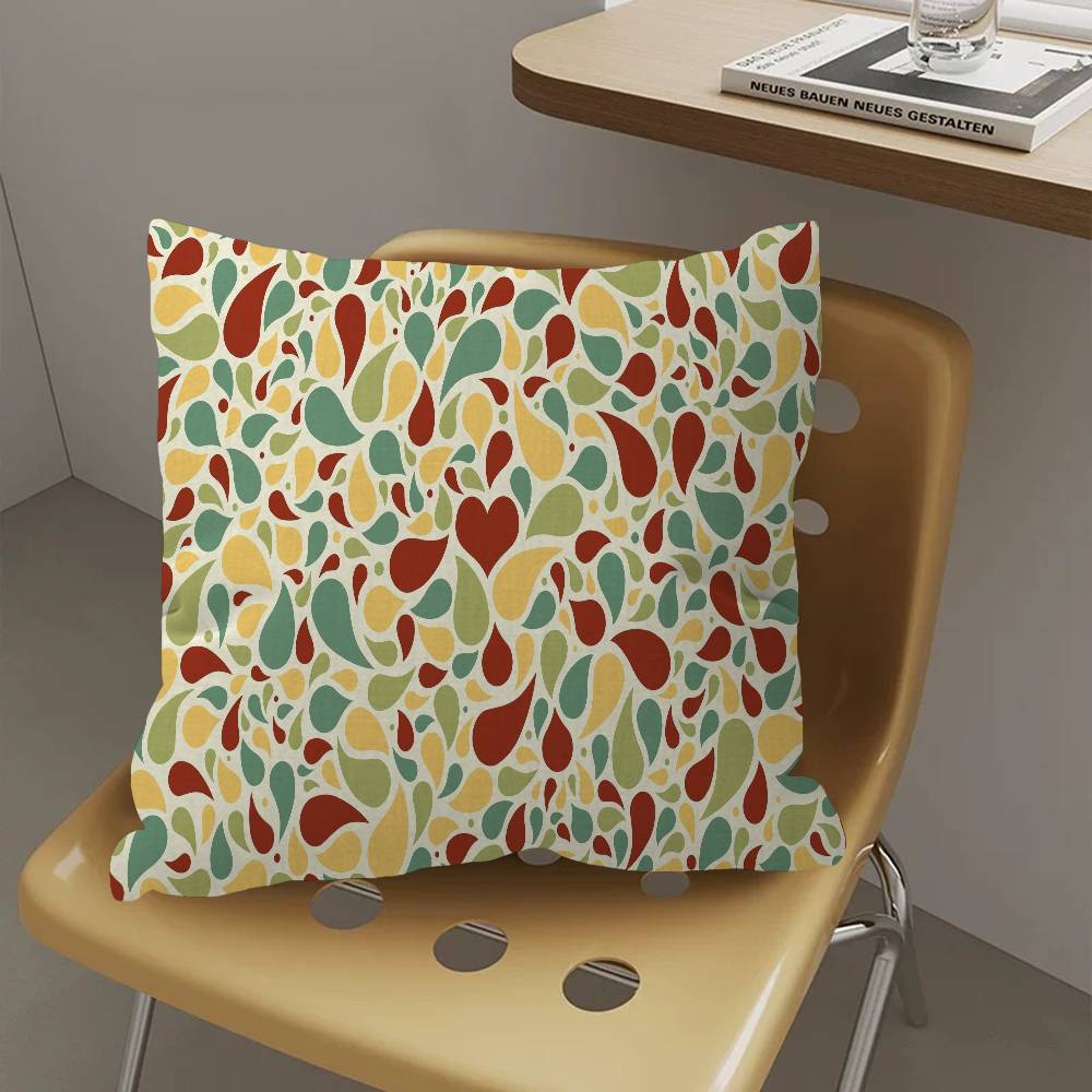 Orla Kiely Leaf Flower Lucky Dragon Pillow Cover Sofa Cushion Cover Home Room Decoration Children Gift