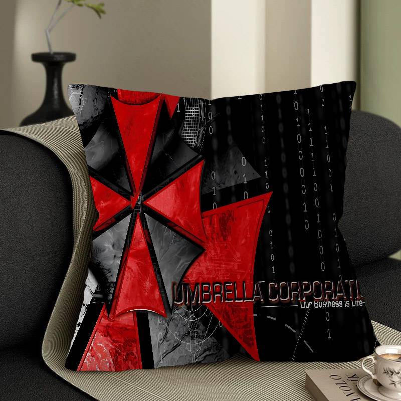R-Resident E-Evil Umbrella Us Troopss Pillow Gift Home Office Decoration Pillow Bedroom Sofa Car Cushion Coverpillow Case