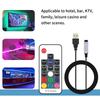 USB LED диммер RGB LED контроллер пульт дистанционного управления 17Key 5V Magic Home TV подсветка для 2835 5050 RGB светодиодная лента декоративная лампа для комнаты