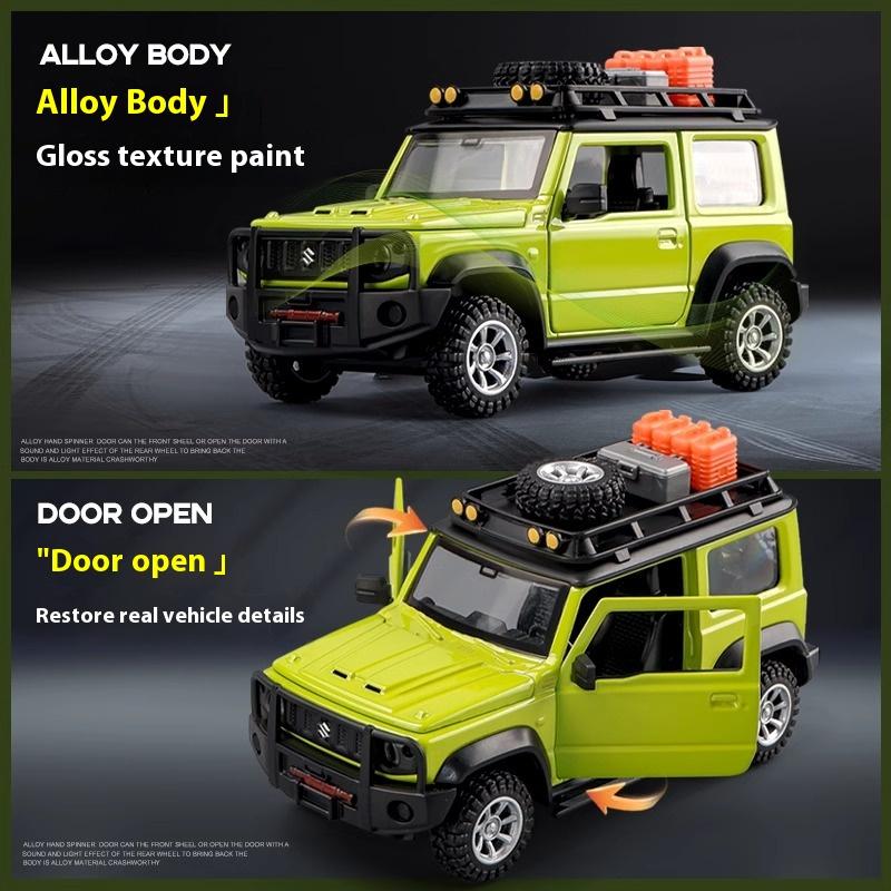 ОСО 1:32 Suzuki Jimny Сборная версия Литой металлический модель-конструктор Автомобильная игрушка Украшения Декоративное модное украшение В подарок другу