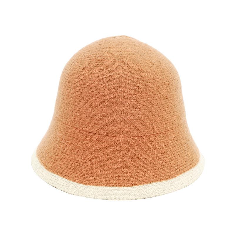 Fashionable Bucket Hat For Winter With Plush Acrylic For Sun Protection For Unisex Wear