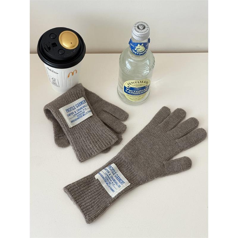 Новые корейские шерстяные вязаные перчатки с сенсорным экраном для женской одежды, утолщенные, для тепла на улице для женщин